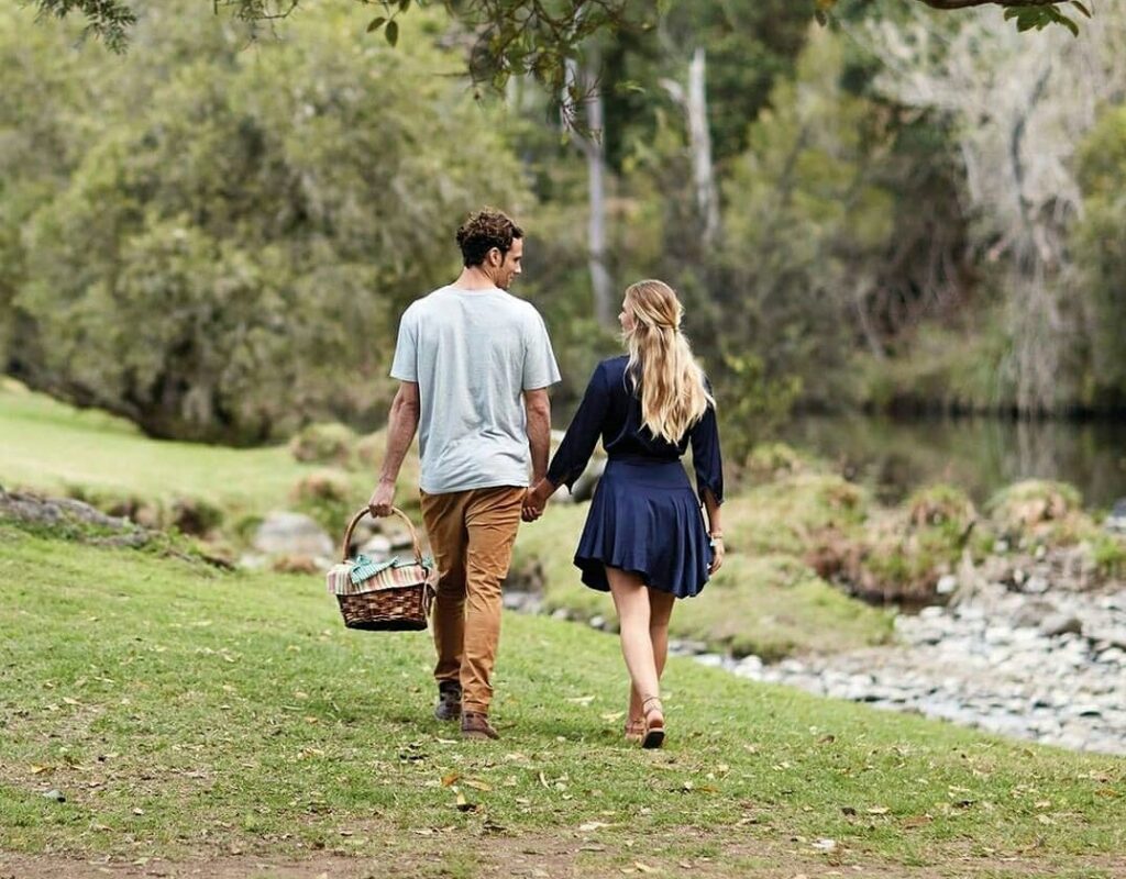 Picnic by the creek